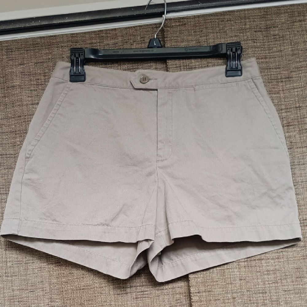 J. Crew Women's Beige Cotton Twill  Shorts